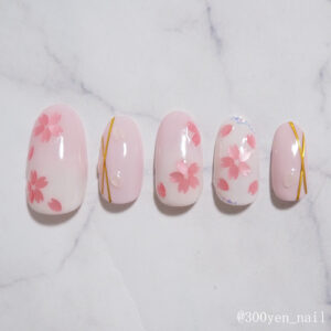 ダイソーさくらネイルデザイン