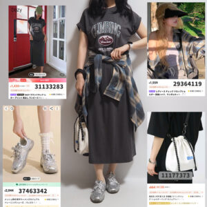 SHEINロゴ入りシャツワンピースチェックシャツ